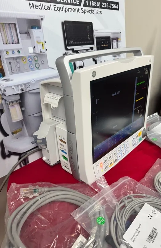 Медицинское оборудование GE B40 Patient Monitor w/ Cables, 5-Agent Biomed Certif