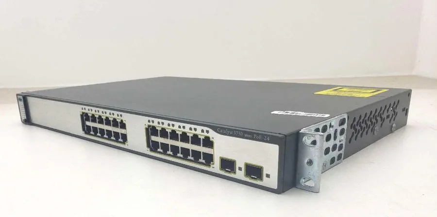 Коммутатор Cisco Catalyst (WS-C3750-24PS-S) POE 24-Ports Rack-Mountable Switch