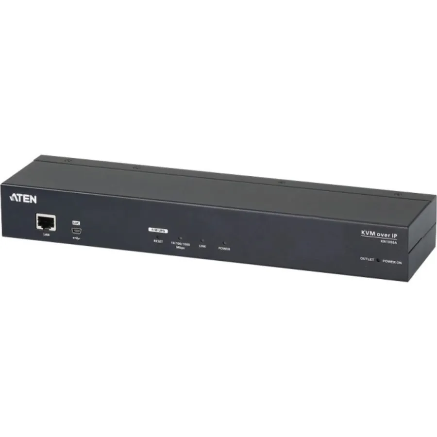 KVM-переключатель Aten KN1000A-AX-A ATEN KN1000A Single Port KVM over IP Switch  — фото лота 1