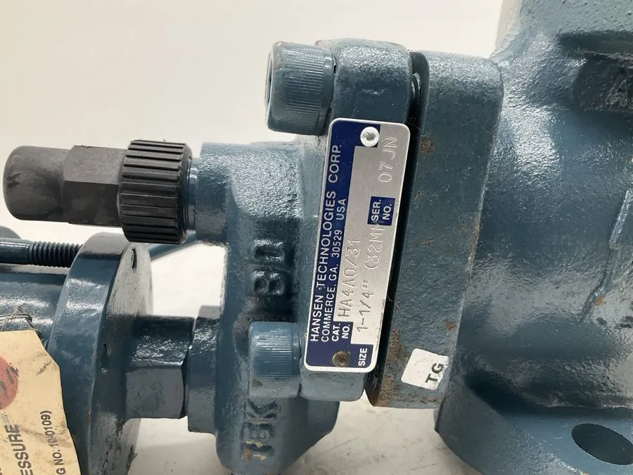 Трубопроводная арматура Hansen HA4AO/31 HA4A 1-1/4" Outlet Pressure Regulator Ra — фото лота 2