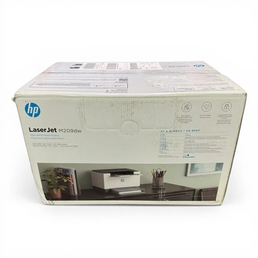Лазерный принтер HP LaserJet M209dw Laser Printer Black And White 6GW62F with To — фото лота 2