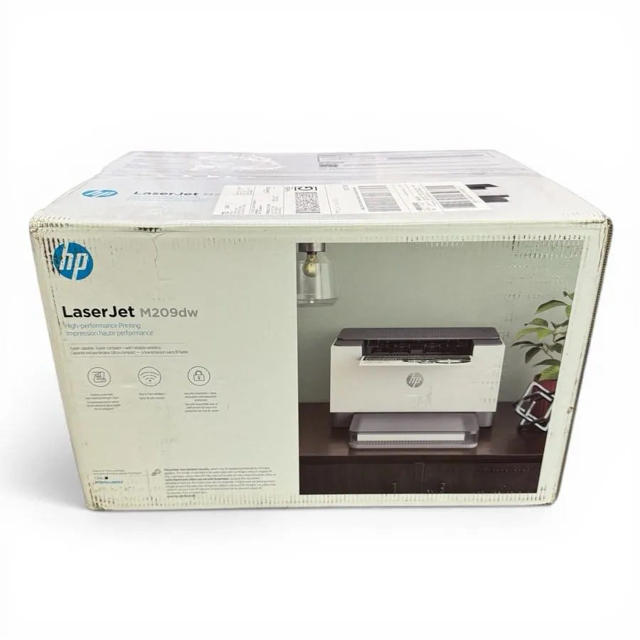 Лазерный принтер HP LaserJet M209dw Laser Printer Black And White 6GW62F with To — фото лота 4