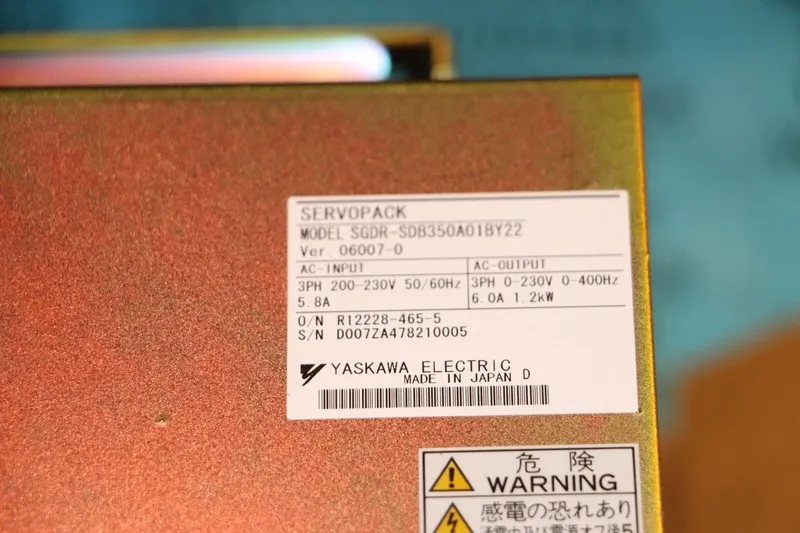 Сервопривод Yaskawa Electric SGDR-SDB350A01BY22 Servopack Ver. 06007-0