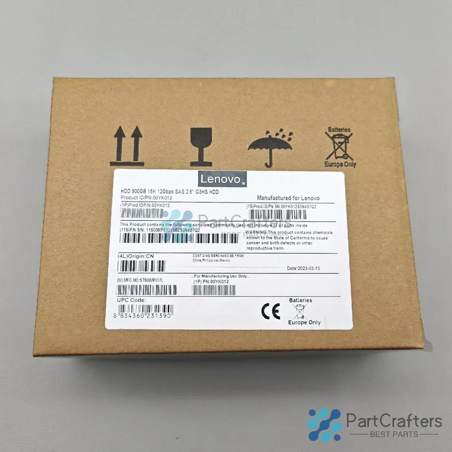 Жёсткий диск Lenovo 00YK012 7XB7A00023 2.5 " 900GB 15K SAS 12G HDD HARD DRIVE