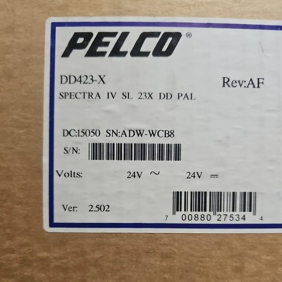 Камера Pelco DD423-X Spectra IV SL Dome Drive Camera, 23X Optical Zoom, PAL