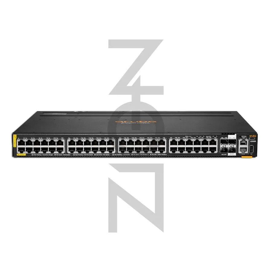 Коммутатор Aruba R8Q70A CX 6200M 48G Class4 PoE 4SFP+ Switch