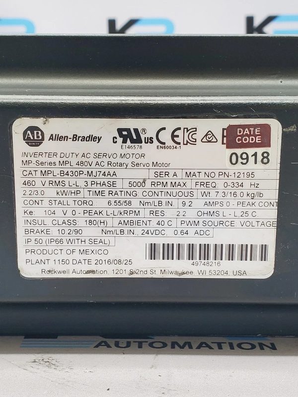 Фото лота MPL-B430P-MJ74AA от продавца №12652