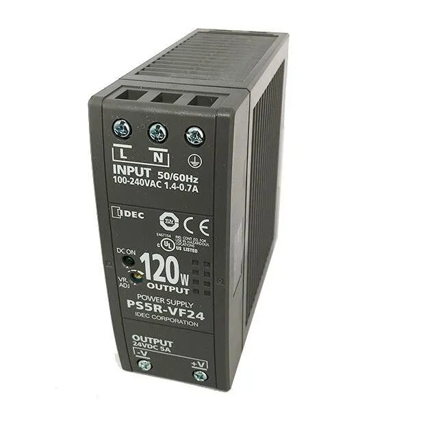 Блок питания IDEC PS5R-VF24 120W 24VDC 5A DIN Rail Power Supply Universal Input