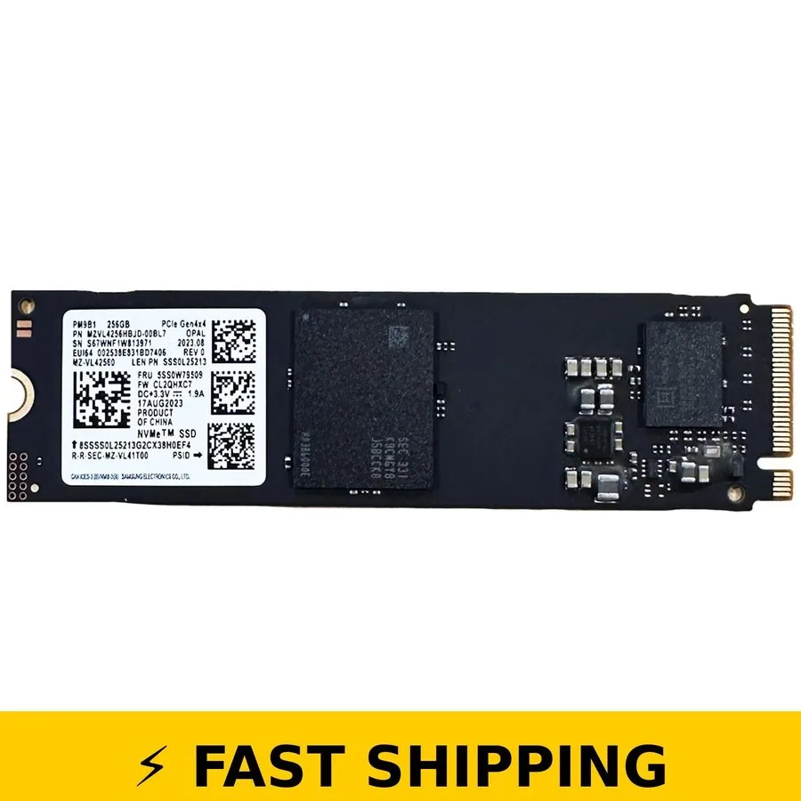 SSD-накопитель Samsung PM9B1 256GB M.2 2230 NVMe PCIe Gen4 Internal SSD