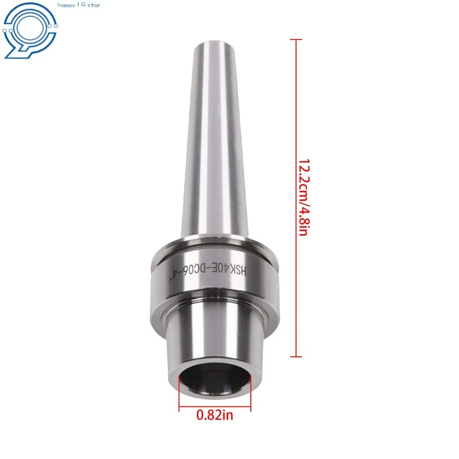 Режущий инструмент HSK40E-DC06-4 Inch Slim Collet Chuck 3 Collets 1/8 3/16 1/4 H — фото лота 2