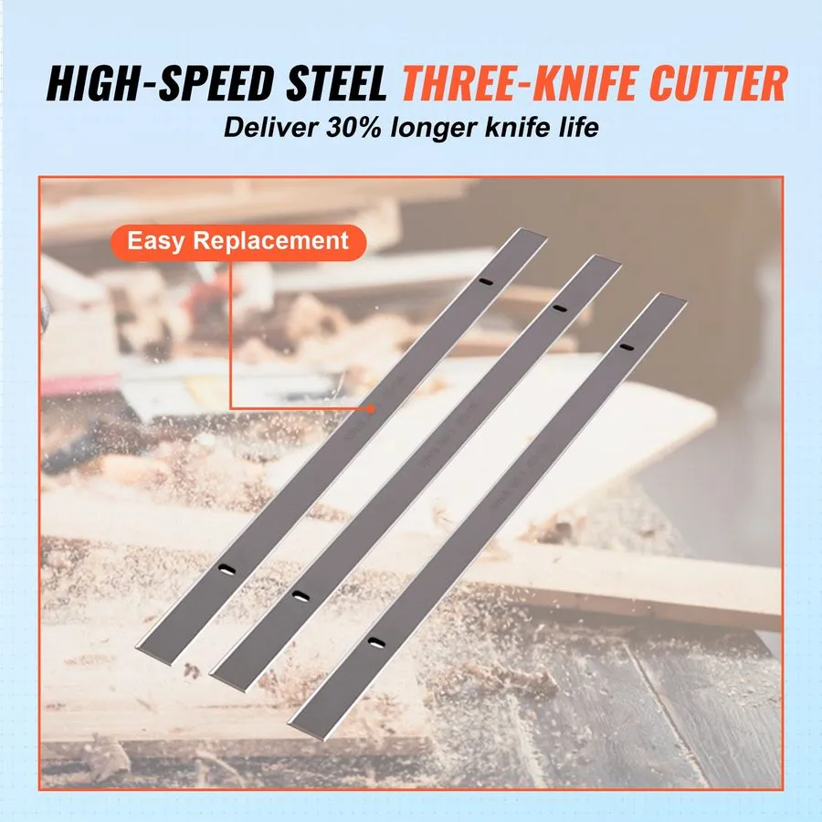 Электродвигатель Uimoso 13-Inch Thickness Planer, 2000W 15-Amp Motor, Two-Blade — фото лота 2