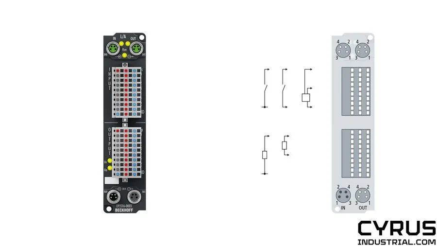 IIoT-устройство Beckhoff EtherCAT Box 8 Channel Digital Input 24VDC EP2316-0003