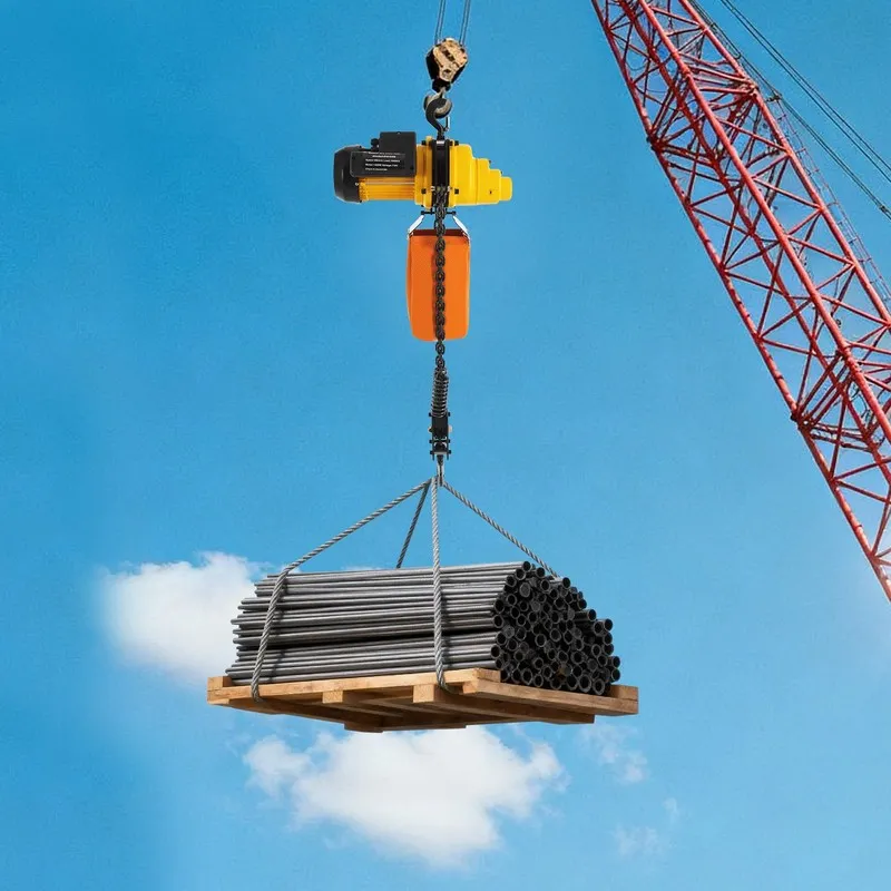 Таль 2200lbs/1Ton Electric Chain Hoist Single Phase Double Chain Crane Hoist 13'
