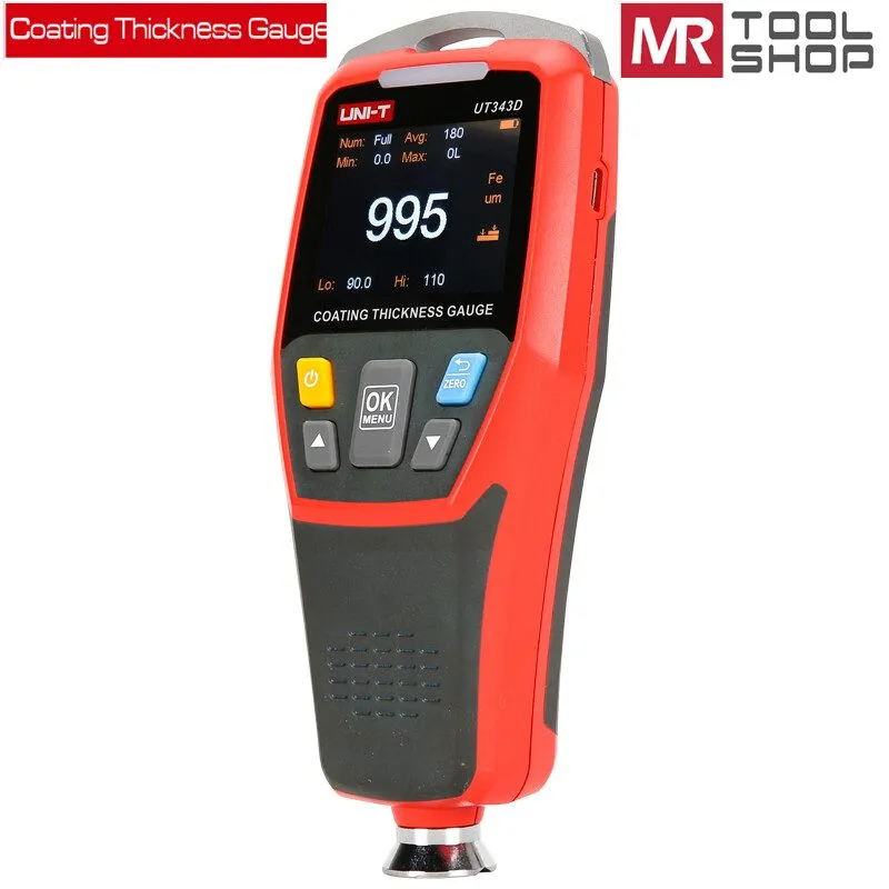 Толщиномер Uni-T UT343D Coating Thickness Gauge 0~1250UM Ferrous/ Non-Ferrous. r