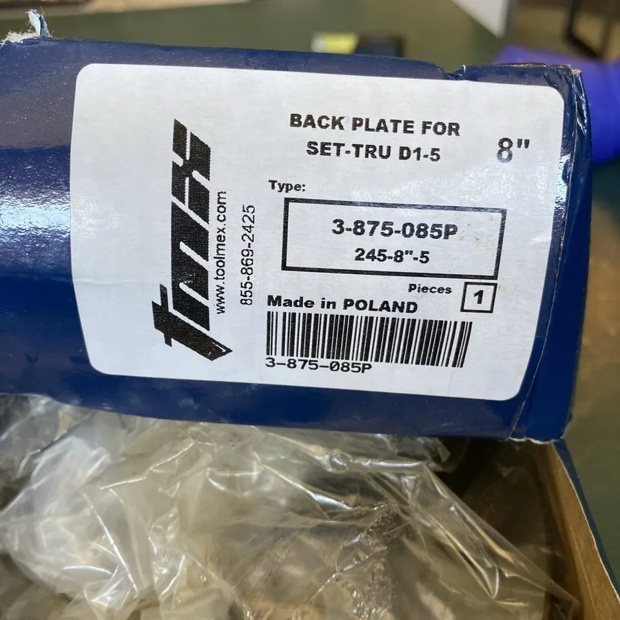 Режущий инструмент Toolmex TMX 8" Lathe Chuck Adapter Plate Set True D1-5 Mount — фото лота 1