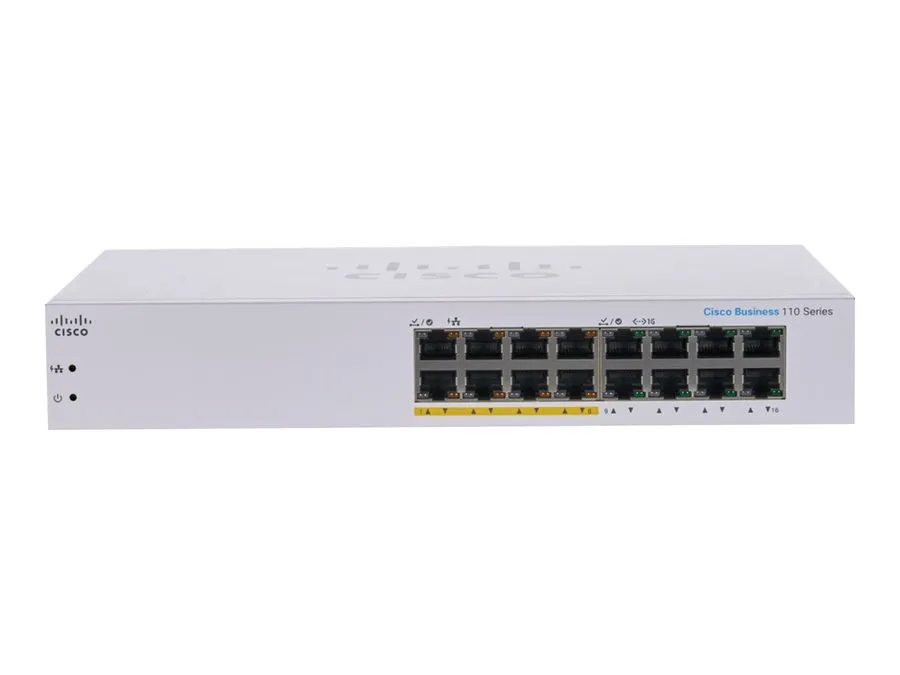 Коммутатор Cisco CBS110-16PP-EU Switch
