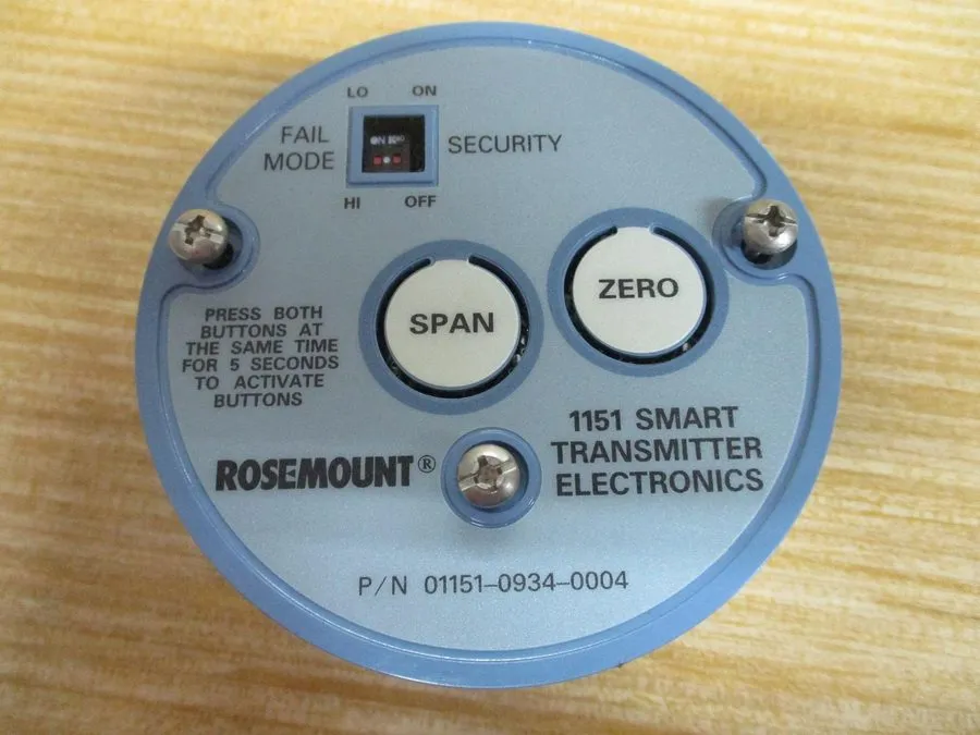 Датчик ROSEMOUNT Smart Transmitter 1151 01151-0934-0004 4-20 MA 45 VDC MAX