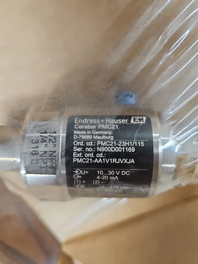 Датчик давления Endress Hauser PMC21-AA1V1RJVXJA Pressure Transmitter — фото лота 2