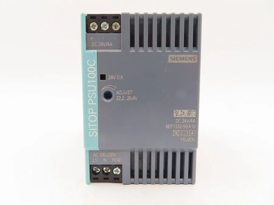 Блок питания Siemens 6EP1332-5BA10 SITOP PSU100C 24VDC 4A DIN Rail Power Supply