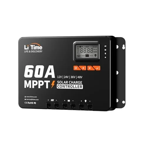 Аккумулятор 3120W 60A MPPT Solar Panel Regulator Charge Controller 12V/24V/36/48