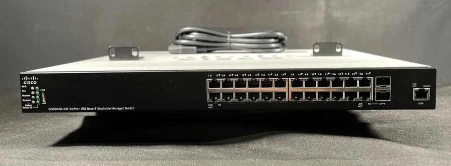 Коммутатор Cisco 550X Series SG550XG-24T-K9 24 Port 10GbE BASE-T w/ 2x 10G-SFP+
