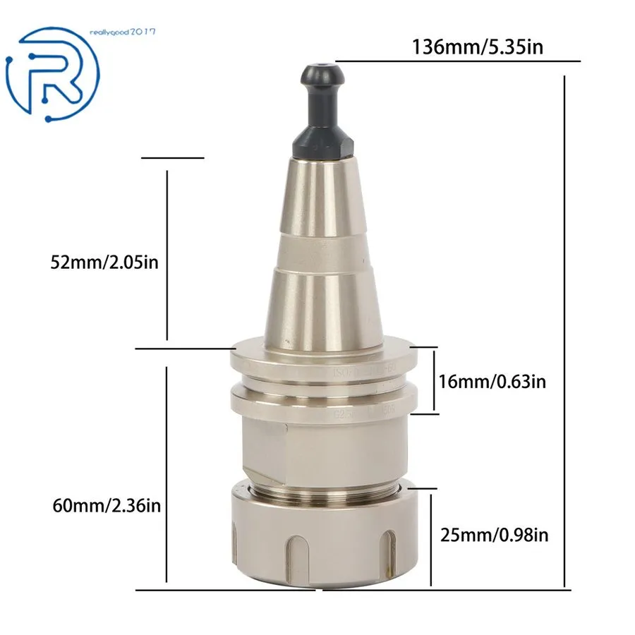 Патрон ISO30 ER32-60 Balance Collet Chuck G2.5 30000rpm CNC Tool Holder Stainles — фото лота 1