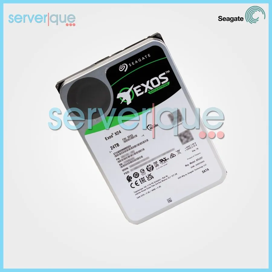 Жёсткий диск Seagate Exos X24 ST24000NM002H 24TB 7.2K RPM SATA 3.5" 512MB Hard d — фото лота 2