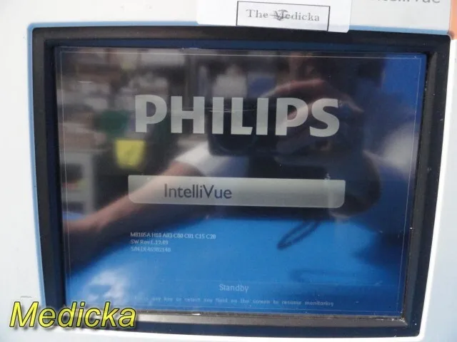 Монитор пациента 2009 Philips MP5 865024 (M8105A) Multi-parameter Monitor W/ Lea