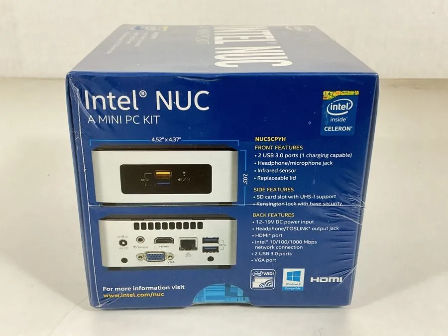 Оргтехника Intel NUC5CPYH Celeron N3050 WiFi VGA HDMI Mini PC BOXNUC5CPYH