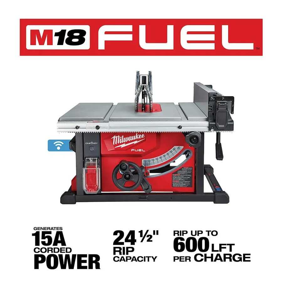 Оборудование ЧПУ Milwaukee 2736-20 M18 FUEL 8-1/4 Inch Table Saw Cordless 24-1/2 — фото лота 2