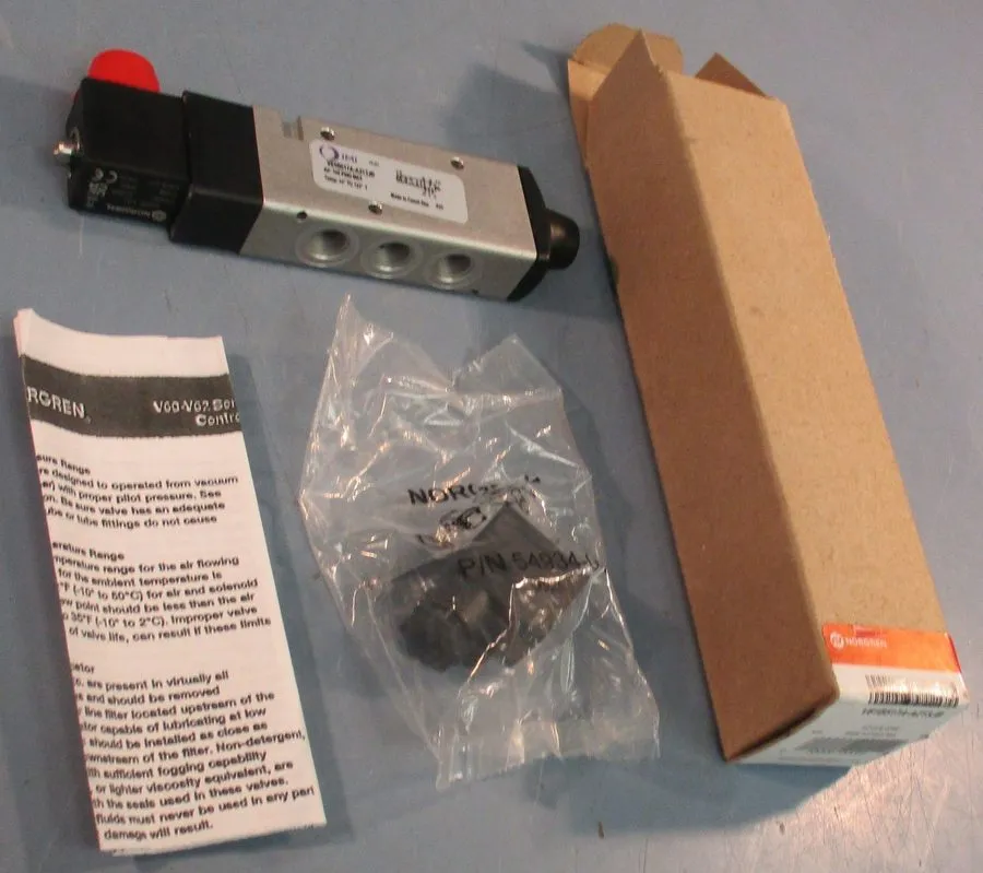 Электромагнитный клапан Norgren V61B517A-A213JB Pneumatic Solenoid Valve 145 PSI