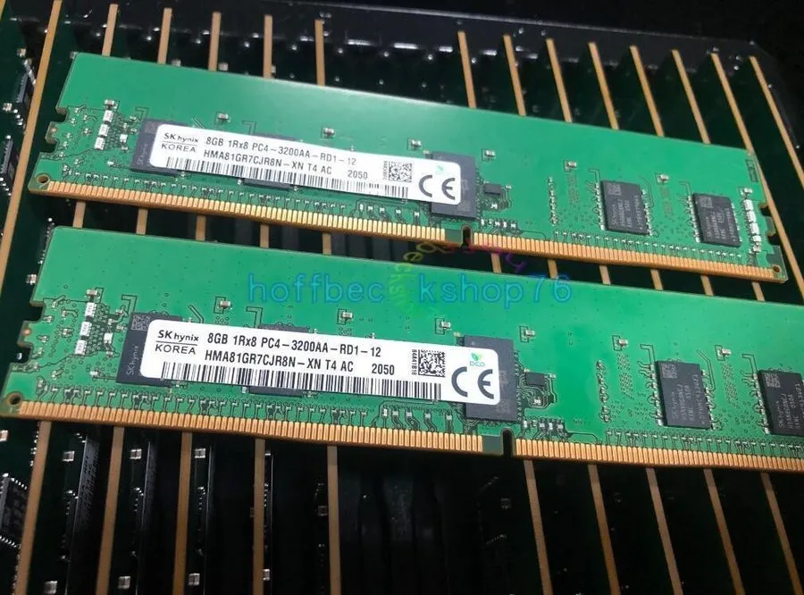 Модуль памяти SK Hynix 8GB 3200MHz DDR4 RDIMM PC4-3200AA RAM HMA81GR7CJR8N-XN