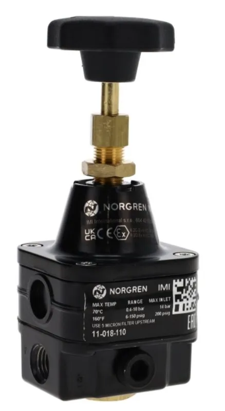 Трубопроводная арматура Norgren 11-018-110 Air Pressure Regulator No Handle, 150