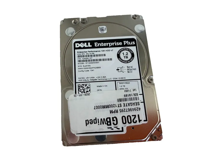 Жёсткий диск DELL 0RMCP3 1.2TB 10K 2.5‘’ 6Gbps SAS ENT HDD ST1200MM0007 Hard Dri