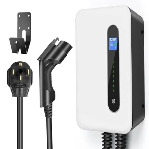 Аккумулятор 40A EV Charger Level 2 Station,9.6KW NEMA14-50 Wall Electric Vehicle