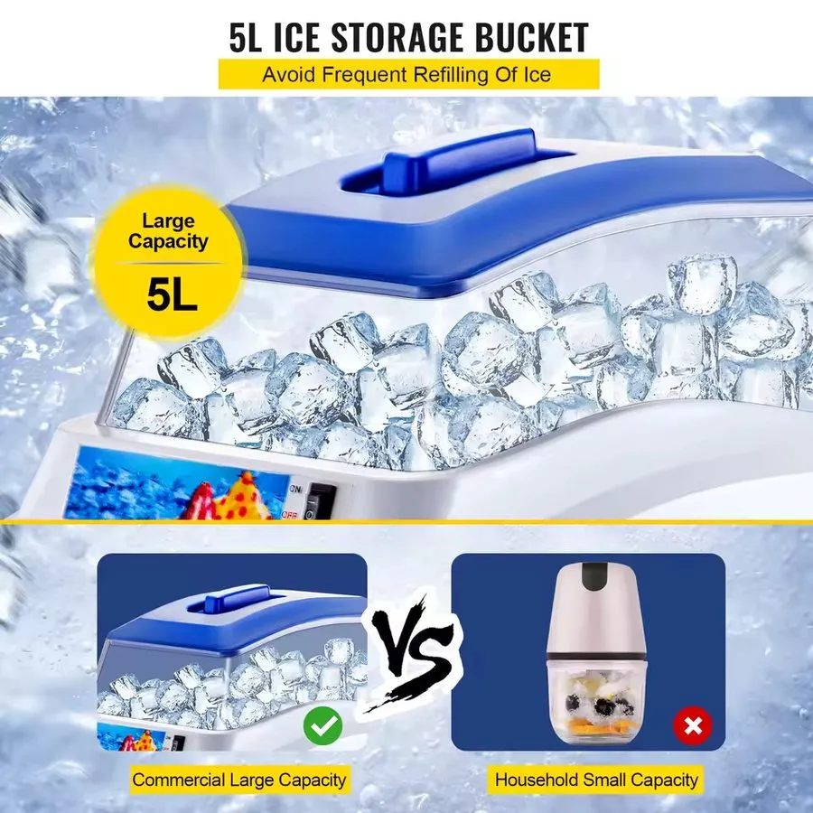 Оборудование для общепита Commercial Ice Shaver Crusher 441LBS/H with 11LBS Hopp — фото лота 1