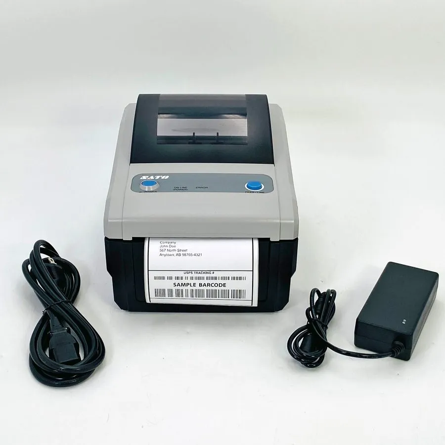 Принтер этикеток SATO CG412DT-LAN Direct Thermal Barcode Label Tag Printer USB E