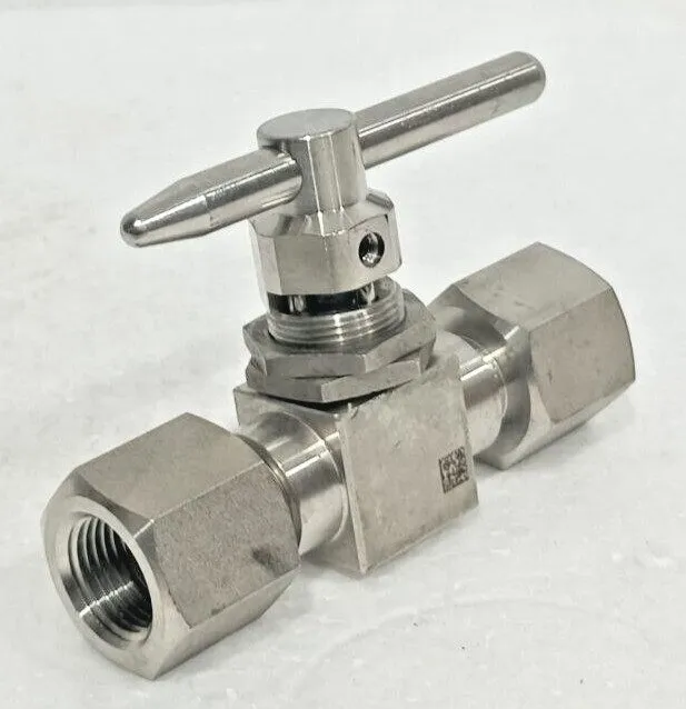 Клапан SS-83KF8 Stainless Steel 3-Piece High Pressure Ball Valve