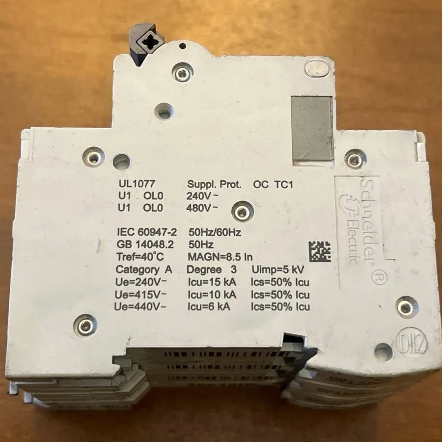 Автоматический выключатель Schneider UL1077 3P Circuit Breaker 480V — фото лота 2