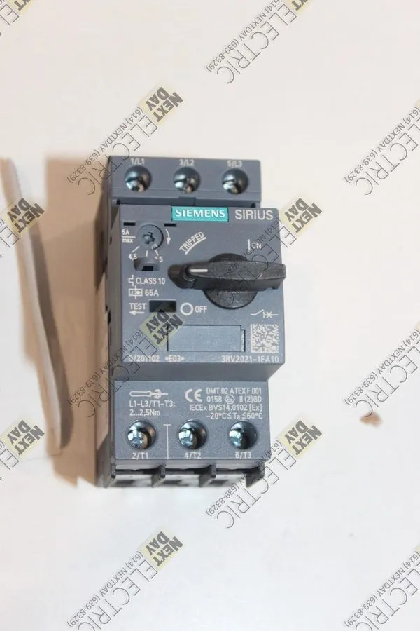 Автоматический выключатель SIEMENS Motor Protection Circuit Breaker 3RV2021-1FA1