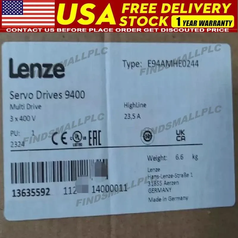 Сервопривод E94AMHE0244 LENZE E94AMHEO244 Servo Drive