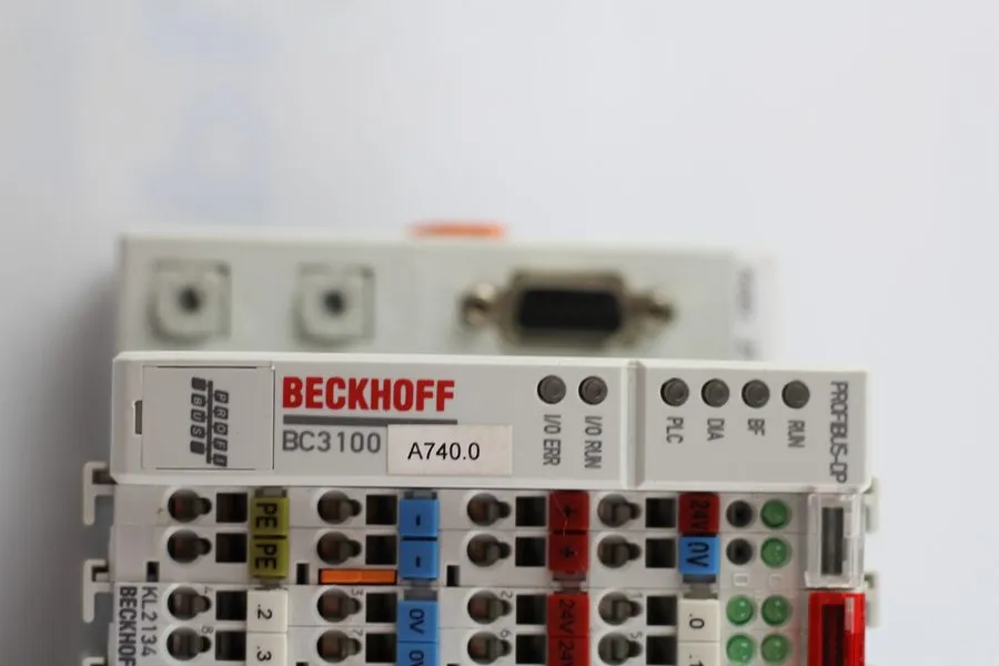Модуль ввода-вывода Beckhoff BC3100 A980.0 PROFIBUS-DP KL2134,1114,9185,9010