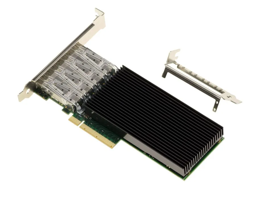 Трансивер 10G LAN Network PCIe Controller Card SFP+ 4 Ports X722-DA4 Intel Chips — фото лота 1