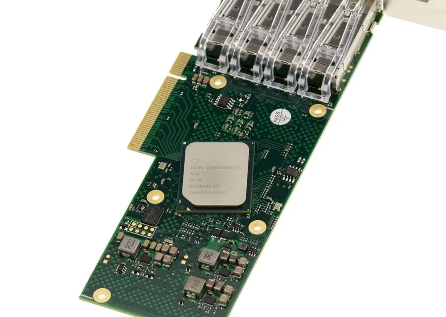 Трансивер 10G LAN Network PCIe Controller Card SFP+ 4 Ports X722-DA4 Intel Chips — фото лота 2
