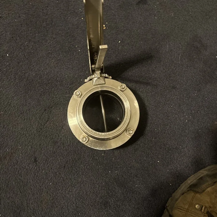 Фитинг 3” sanitary fitting SPX stainless butterfly valve 316L/C910PN10 — фото лота 1