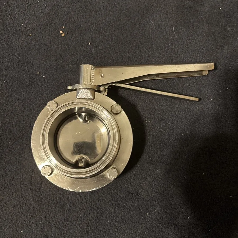 Фитинг 3” sanitary fitting SPX stainless butterfly valve 316L/C910PN10 — фото лота 2