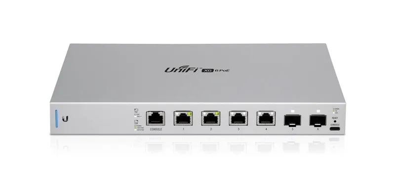 Коммутатор Ubiquiti UniFi XG POE 6-Port 10GbE Switch US-XG-6POE