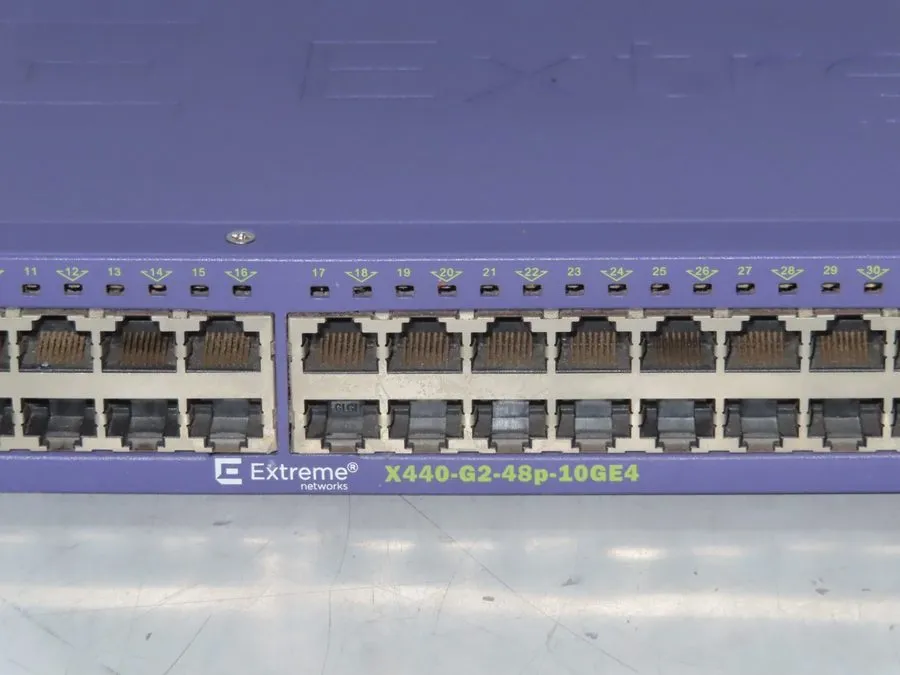 Коммутатор Extreme X440-G2-48P-10GE4 16535 48-Port x 1GE PoE 4 Combo 1G/10G SFP 