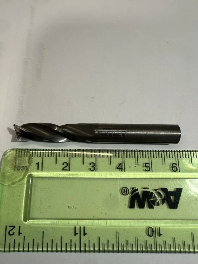 Режущий инструмент GUHRING K10/20 Solid Carbide ½” 2-Flute End Mill RH Center-Cu — фото лота 1