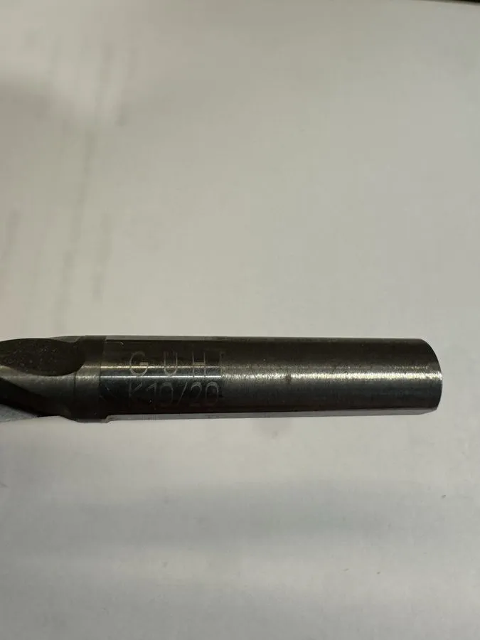 Режущий инструмент GUHRING K10/20 Solid Carbide ½” 2-Flute End Mill RH Center-Cu — фото лота 2